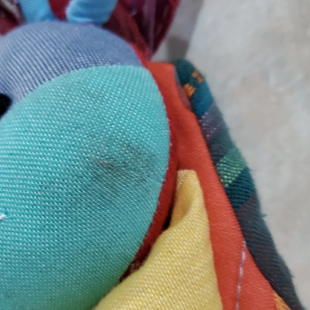 Colorful Bunny Rabbit Backpack Artisan Handmade Sustainable Mission Rafi Nova